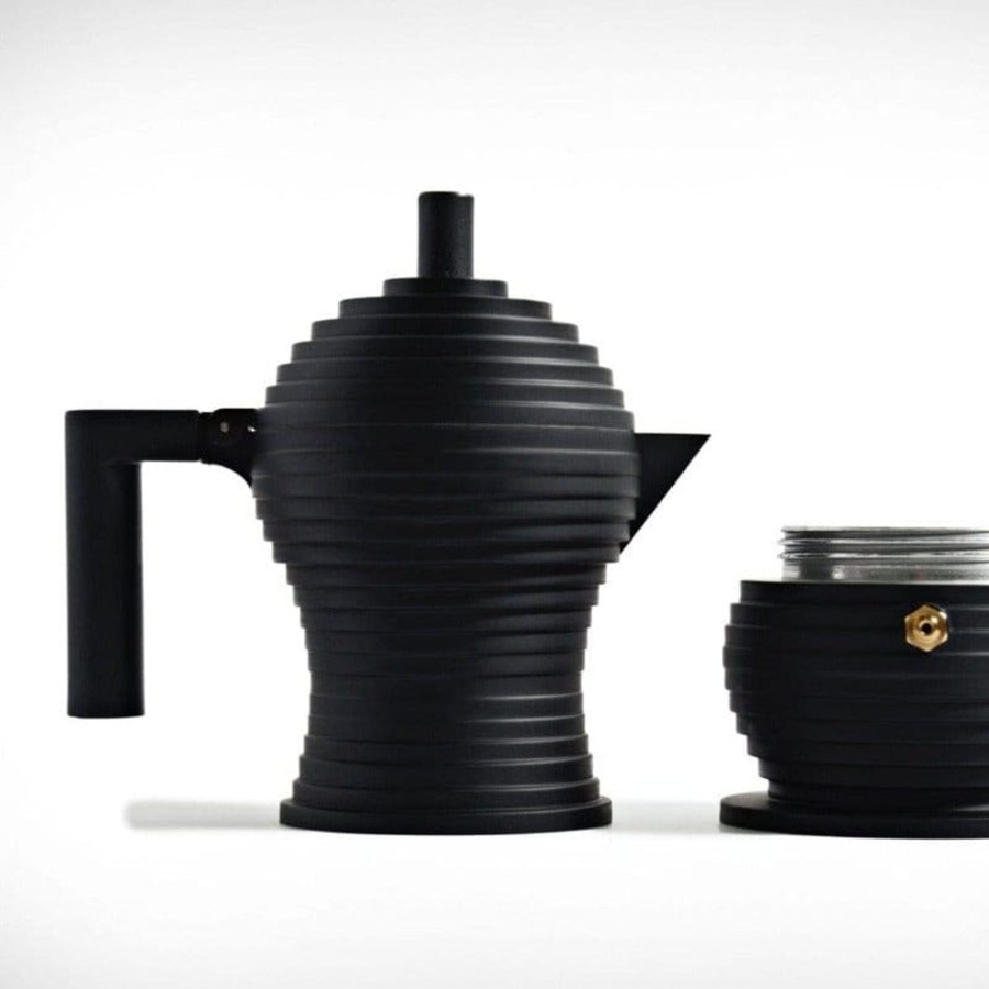 Kokken Alessi | Pulcina Espresso Coffee Maker // Sort