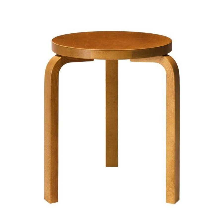 Mobler Artek | Aalto Stool 60 // Honey Stained Birk Fra Artek