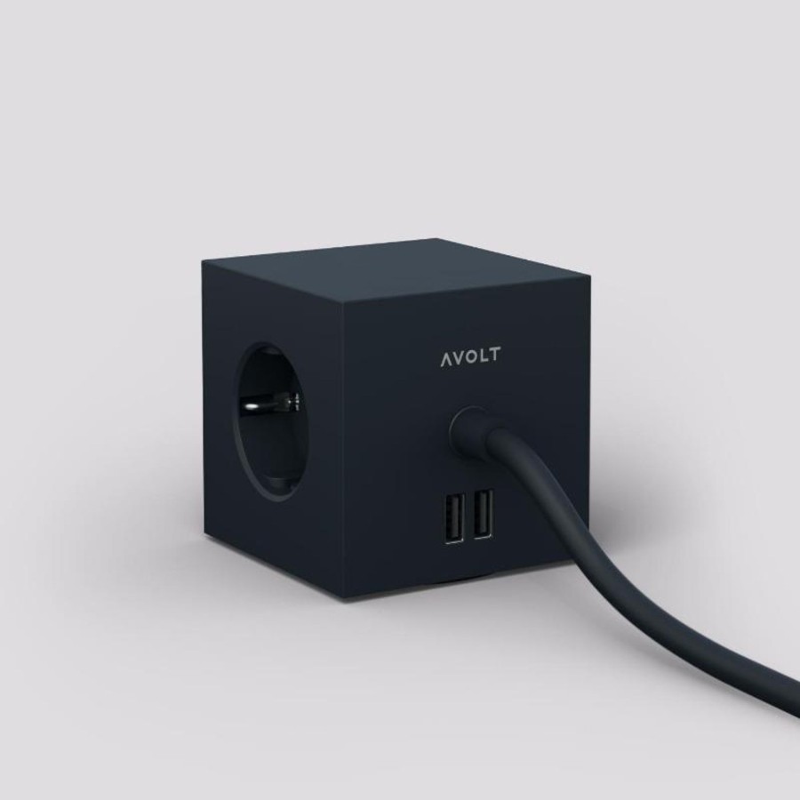 Kontor Avolt | Square 1 Usb // Stockholm Black